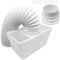 Spares2go Condenser Vent Box & Hose Kit compatible with Hoover Tumble Dryers (1.25m)