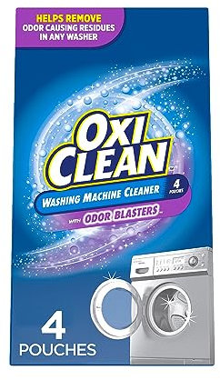 OxiClean Waschmaschinenreiniger mit Geruchsvertilger, 4 Stück