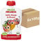 FRECHE FREUNDE Bio Quetschie Apfel, Mango & Pfirsich, Fruchtmus mit Obst im Quetschbeutel für Babys ab dem 6. Monat, vegan, 6er Pack (6 x 100g)