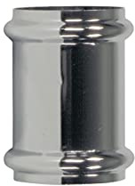 Viega 5695 Muffe 5695 mit 2 Ring Torica DN32 chrom