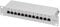 LogiLink Panneau de brassage 12 ports Cat6 RJ45 25,4 cm (10) Blindage intégral Gris (Import Allemagne)