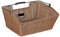 Unix 0334BRF Hinterradkorb City-Korb Weave braun fein