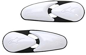 Alpinestars Ersatz-Zehenschleifer-Set, flexibel, Weiß, Einheitsgröße