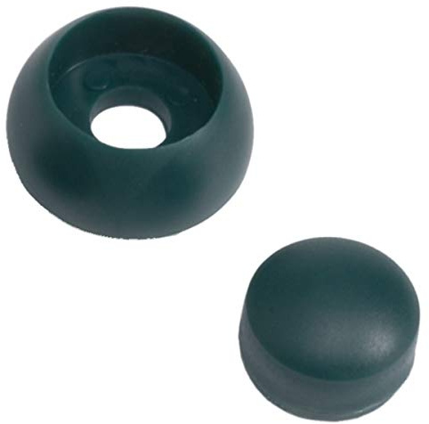 Loggyland 20 Stück Bolzenabdeckung 8/10mm (grün)