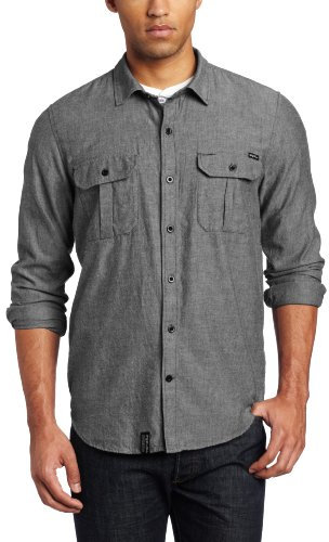 LRG Herren Cc Ls Woven - Schwarz - Klein