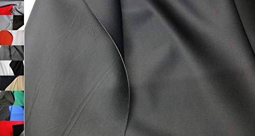 Stoffbook SCHWARZ/SCHWARZ NEOPREN-IMITAT Stoff Stretch Doubleface 1-1,5MM Stoffe, B897