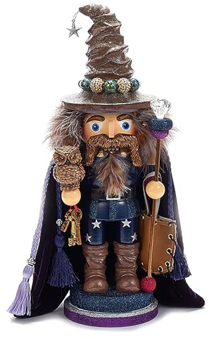 Kurt Adler Casse-Noisette Hollywood Wizard avec Chouette 38,1 cm