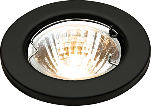 Knightsbridge Low Voltage Downlight, Metal, 50 W, Black