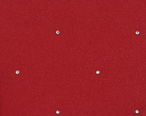 Harald Glööckler Barock Tapete 52714 Rot mit echten Swarovski Steinen