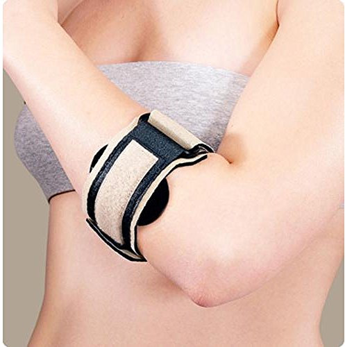 Roten Epi 320 | Fascia per Epicondilite Gomito | Tutore Tendinite con Pressore Rinforzato in Neoprene | Golfista e Tennista | Per Artrite | S