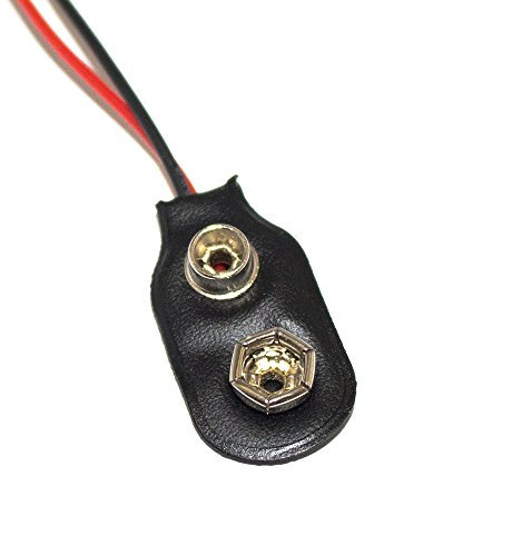 Connecteur clip pression en I pour pile 9V (5)