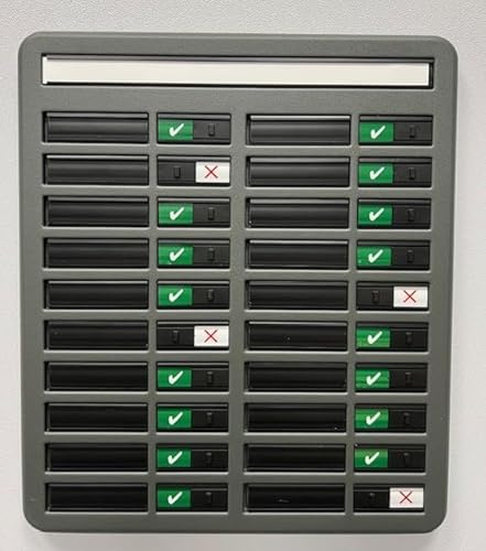 Nobo 355 38093 In/Out board with 20 name capacity, EACH