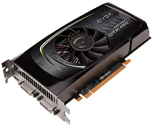EVGA 01G-P3-1372-TR GeForce GTX 460 1Go GDDR5 Carte Graphique GeForce GTX 460 1 Go GDDR5 256 Bits 2560 x 1600 Pixels PCI Express 2.0