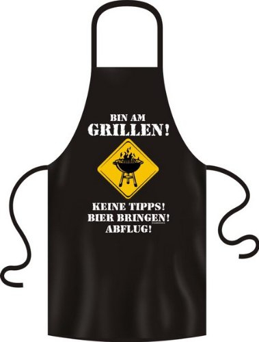 Grillschürze : Bin am Grillen!