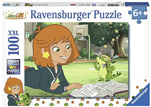 Ravensburger 10535 - Lilli und Ihr Drache Hektor, 100 Teile XXL Puzzle