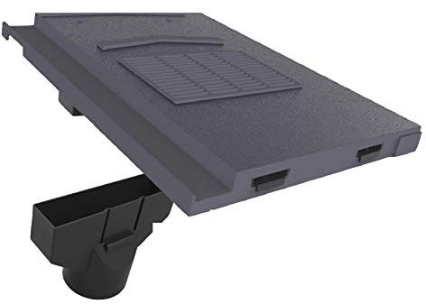 Grey Marley Modern / Mini Stonewold Profile Roof Vent Tile & Pipe Adaptor