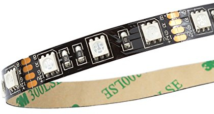 Aqua Computer RGB-LED Strip, Schwarz – 25 cm