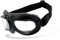 CHILLOUT RIDER® | Motorradbrille | Damen & Herren | retro, vintage | Sicherheitsgläser, Antibeschlag | PU-Leder | schwarz, braun, chrom (klar/schwarz)