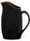 Premier Housewares Water Jug Ceramic Juice Pitcher / Milk Jug 2.5 L Black Glazed Finish Fridge Water Jugs 23 x 14 x 27