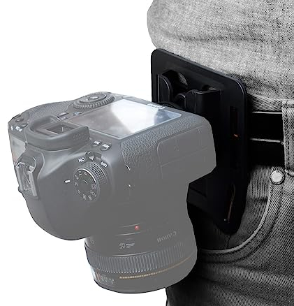ayex Kamera Gürtelclip Holster mit Schnellwechselplatte ideale Gürtelhalterung für Ihre Fotografie Ausrüstung