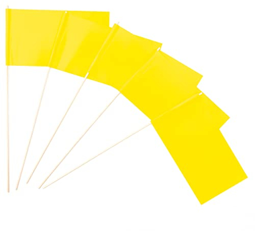 Everflag Papierfähnchen: Gelb 50er Packung