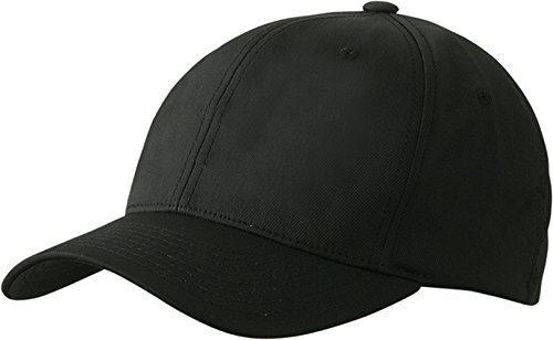 Myrtle Beach Original-Flexfit-Kappe, Herren Unisex, High Performance Flexfit® Cap, Schwarz