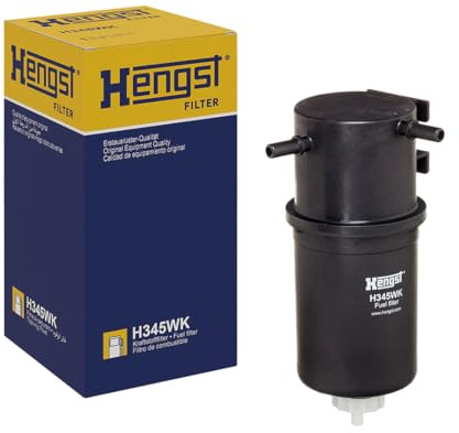 HENGST - Kraftstofffilter H345WK - Hochwertiger Kraftstoff-Leitungsfilter für KFZ - Entfernt Staub und Schmutz aus Otto- oder Dieselmotoren - Schützt das Einspritzsystem