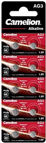 Camelion - Pile a bottone alcaline AG3/LR41/LR736/392