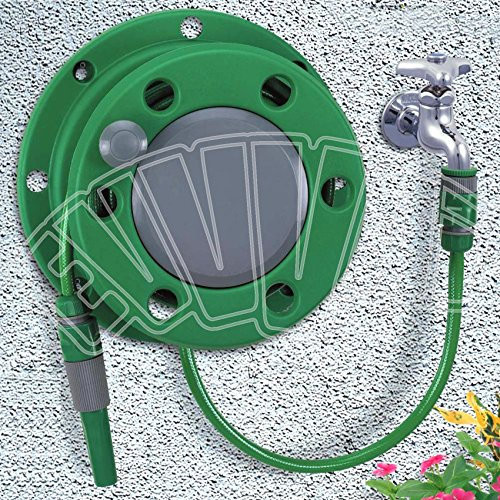 Cilli Irrigatore A Parete Verde 15 Mt Raccordi E Lancia Per Irrigazione Giardinaggio