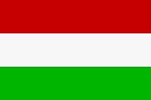 U24 Aufkleber Ungarn Flagge Fahne 8 x 5 cm Autoaufkleber Sticker