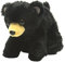 Wild Republic 14868 Hug'ems Plüschtier, Kuscheltier, Bär 18cm, Schwarzbär, Schwarz