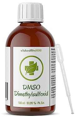 DMSO Dimethylsulfoxid 99,99% (Ph. Eur.) - 100 ml - zertifiziert nach dem europäischen Arzneibuch - pharmazeutische Reinheit/Qualität - Made in Germany