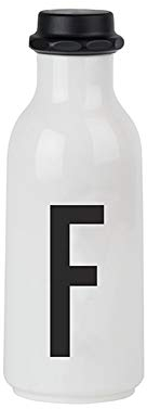 Design Letters Unisex – Erwachsene to Go Trinkflasche, weiß, 0,5 l
