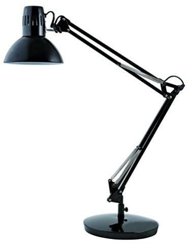 Alba Architect Double Arm Desk Lamp Black