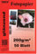 pripa 50 Blatt Fotopapier DIN A4, 260g /qm, high -glossy hoch-glaenzend -sofort trocken -wasserfest-hochweiß-sehr hohe Farbbrillianz, fuer InkJet Drucker Tintenstrahldrucker