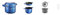 BRUNNER Topf Set Skipper 4 + 1 Ø 22 cm