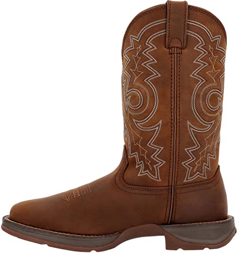 Durango Men's 11 Pull-On Steel Toe DB4343-M, Brown, 10.5 2E US