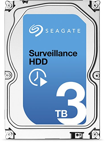 Seagate Surveillance HDD - 3 TB - interne Festplatte, ST3000VX002 (3,5 Zoll), 64 MB Cache, SATA III für den Überwachungsbereich
