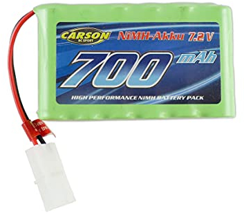 Carson Ersatzakku NIMH 7,2V 700 MAH Tamiya, Ersatzakku für RC Fahrzeuge, Zubehör, 500608203