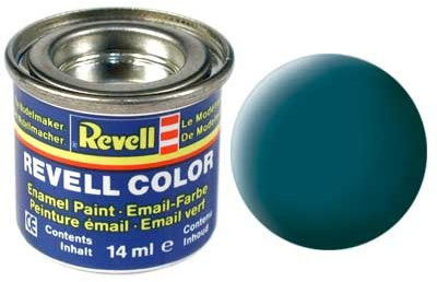Revell Enamels 14ml Sea Green Matt Paint by REVELL ENAMELS