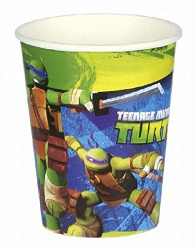 amscan – 552466 – 8 Becher, Ninja Turtles – 266 ml