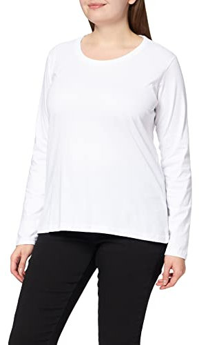 berydale Damen BD159 Langarmshirt, Weiß (3er Pack), XL