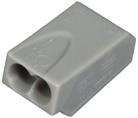 ViD® 1002251 Verbindungsklemmen/Steckklemmen grau 1,0-2,5 mm² 100 Stück