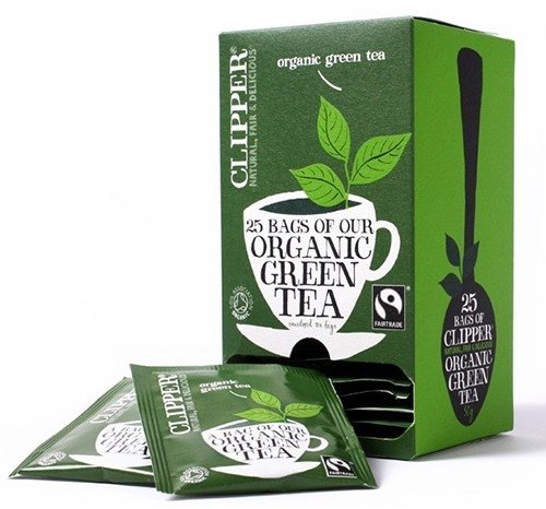 Clipper Ft Org Green Envelopes 25bag X 5 (Pack of 5)