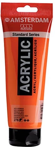Amsterdam Standard Series Acrylfarbe Tube 250 ml Azo-Orange 276 (17122760)