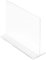 Deflect-o A5 paysage Stand-up Porte-affiche - Transparent