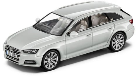 quattro GmbH Original Audi A4 B9 Avant Miniatur 1:43 Gletscherweiss