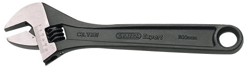 Draper 52680 Expert Crescent-Type Adjustable Wrench with Phosphate Finish 200 mm , Blue