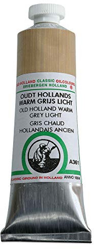 Old Holland Huile classique : 40ml Gris chaud Clair