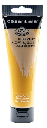 Royal & Langnickel Acrílico 120 ml ocre amarillo Pack de 3